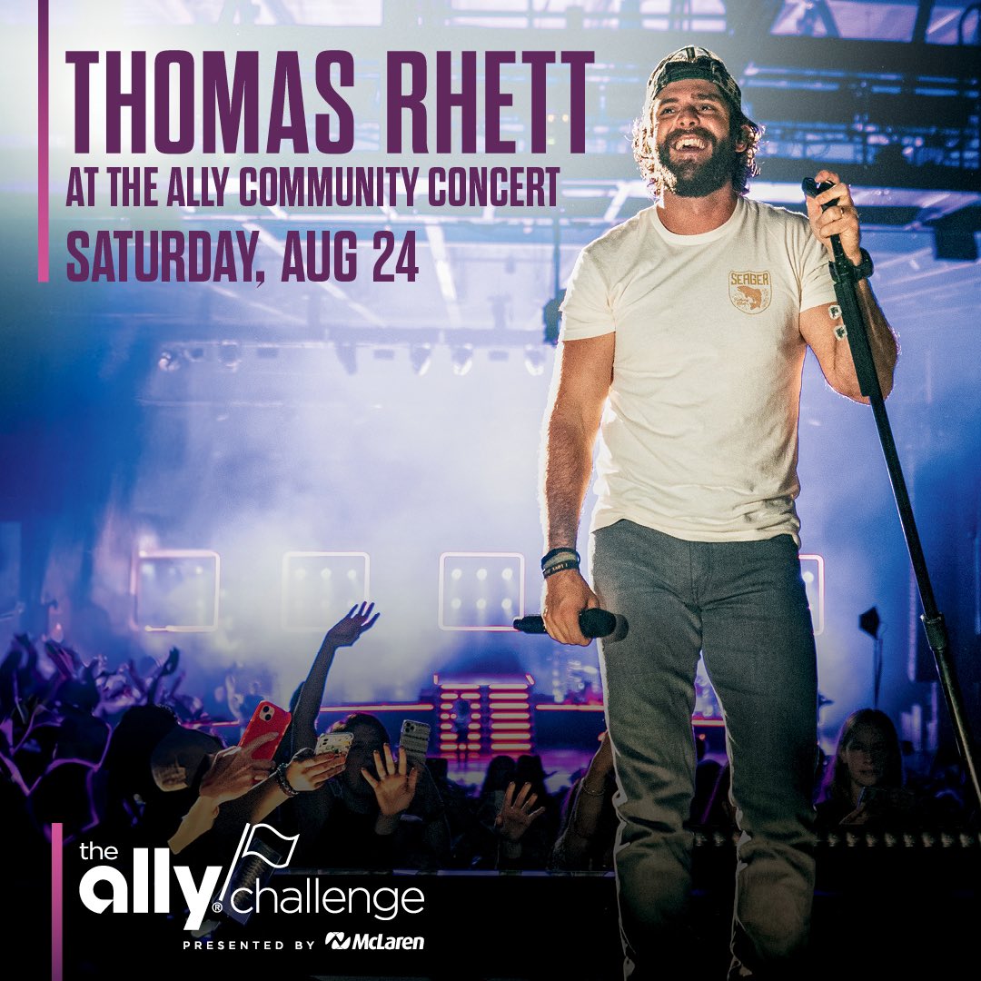 OhHeyItsJ0e's tweet photo. Super excited to be going to the @AllyChallenge and seeing @ThomasRhett! https://t.co/ofAFdDtVOv