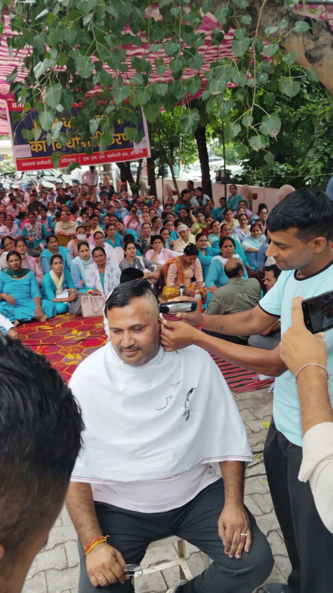 Haryana NHM Karamchari Sangh Karnal tweet media