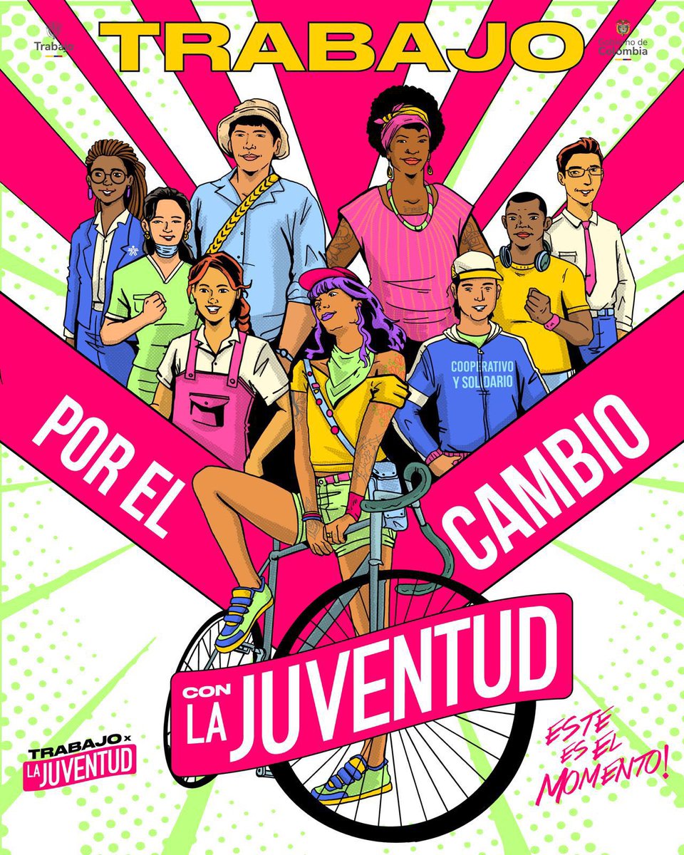 Hoy 12 de agosto celebramos el Día Internacional de la Juventud. Desde #MinTrabajo nos unimos para apoyar a cada joven de nuestro país y a un mundo donde cada uno tenga acceso a oportunidades y derechos laborales justos.

¡El futuro es de la juventud!