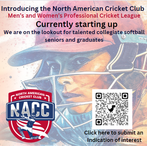 nacc_pro's tweet photo. Today’s Softball Players are
Tomorrow’s Olympic and Professional Cricket Players!
Clinics and Tryouts now starting@ https://t.co/PfiK264C8M