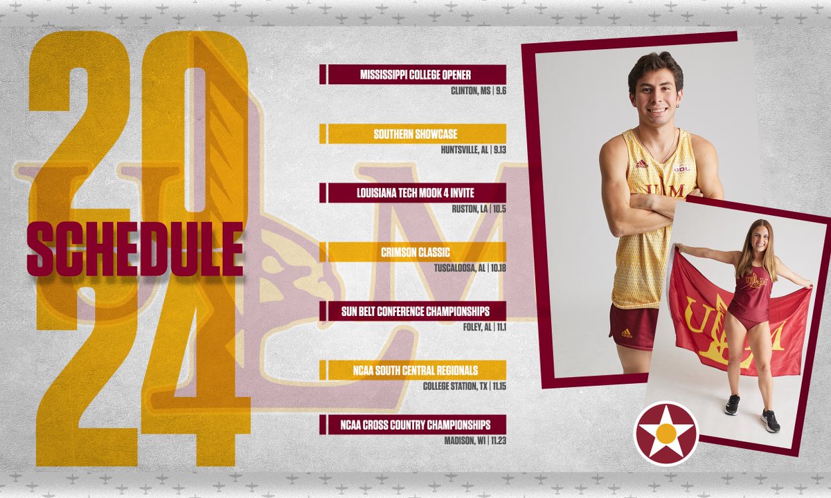 Gearing up for cross country season 👟 

Our 2024 cross country schedule has been set with the season starting on September 6 at the Mississippi College Opener!

👟🗓️: bit.ly/46IDAdv