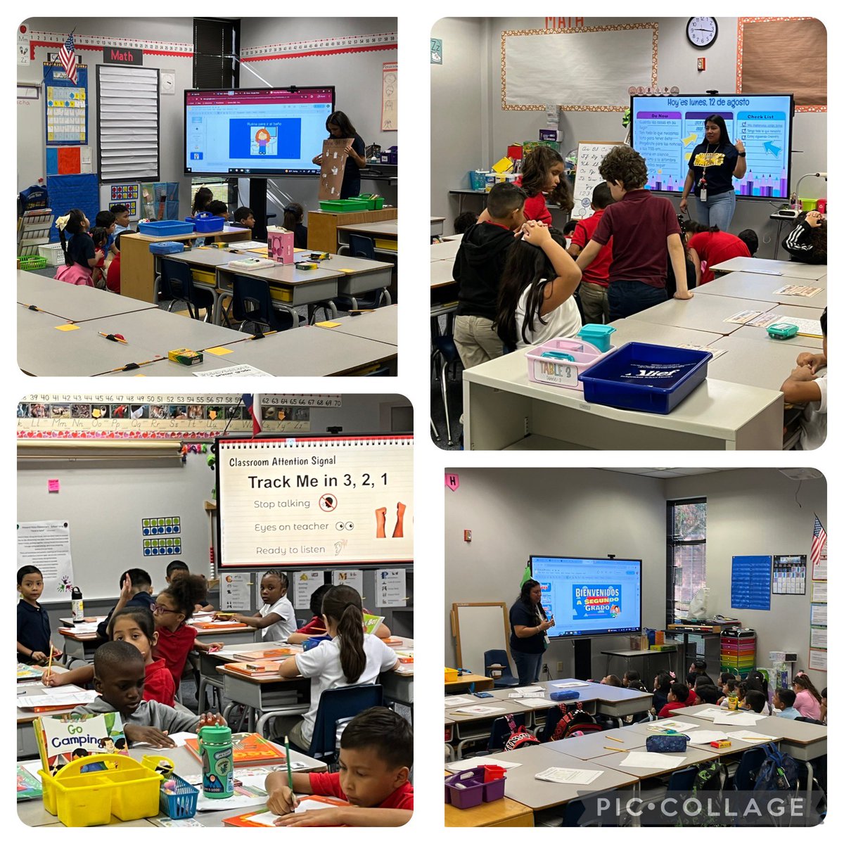 MatturroMEd's tweet photo. Our @HicksTigers teachers are ensuring to #SettheStageforSuccess reviewing routines &amp; procedures to start our #FirstDayatAliefISD https://t.co/UpEy8oBDXV
