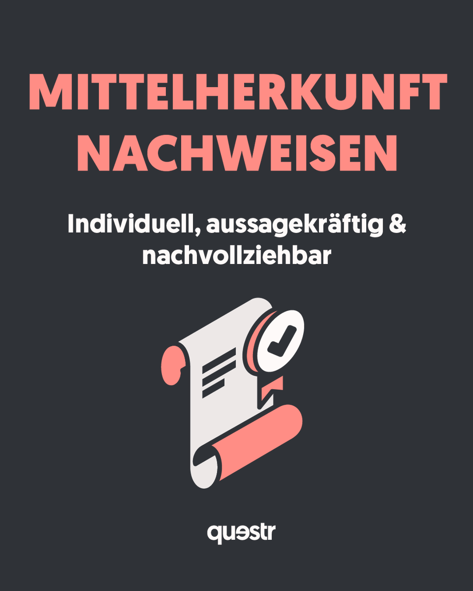 questr_io's tweet image. 💸 Möchtest du deine Kryptowährungen auf dein Bankkonto auszahlen oder fordert deine Krypto-Börse einen Mittelherkunftsnachweis? Wir beraten dich in einem Online-Video-Call und klären die wichtigsten Fragen:  questr.io/produkt/krypto… 

#BlockchainExperts #CryptoCompliance