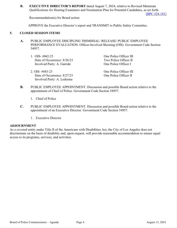 LA POLICE COMMISSION tweet media