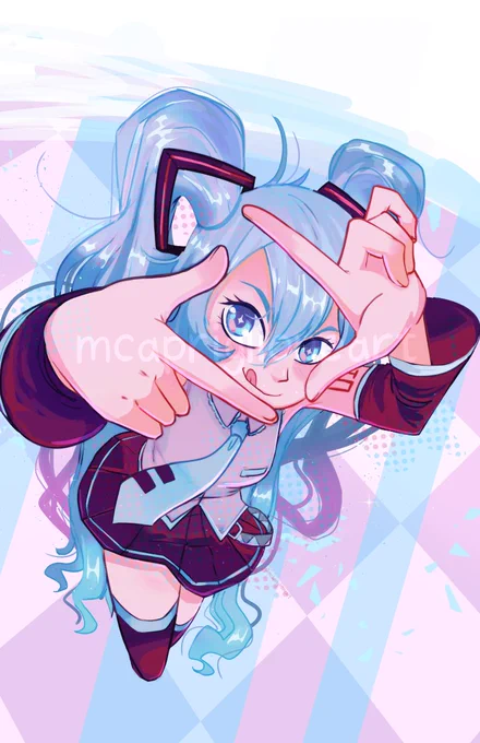 if you like hatsune miku, i've got a few prints! 