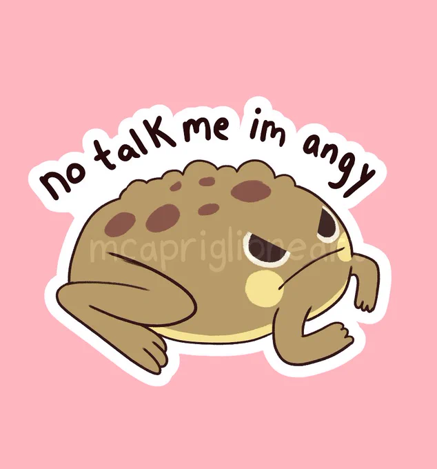 or some funny frog stickers! 