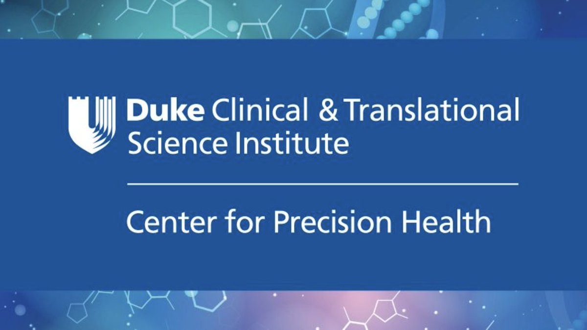 Duke Clinical and Translational Science Institute (@duke_ctsi) on Twitter photo <a href="/HopkinsMedicine/">Johns Hopkins Medicine</a> <a href="/DukeGenomics/">DukePrecisionGenomics</a> <a href="/JACCJournals/">JACC Journals</a> <a href="/SvatiShah/">Svati Shah</a> <a href="/DukeMedSchool/">Duke University School of Medicine</a> <a href="/DukeHealth/">Duke Health</a> <a href="/DukeHeartCenter/">Duke Heart</a> <a href="/senthil_selv/">Senthil Selvaraj, MD, MS, MA</a> The Duke Center for Precision Health is a collaborative effort to harness the power of genomic, biomarker, and health data to transform patient care and population health.
Learn more about CPH ➡ duke.is/z/fycc <a href="/HopkinsMedicine/">Johns Hopkins Medicine</a> <a href="/DukeGenomics/">DukePrecisionGenomics</a> <a href="/JACCJournals/">JACC Journals</a> <a href="/SvatiShah/">Svati Shah</a> <a href="/DukeMedSchool/">Duke University School of Medicine</a> <a href="/DukeHealth/">Duke Health</a> <a href="/DukeHeartCenter/">Duke Heart</a> <a href="/senthil_selv/">Senthil Selvaraj, MD, MS, MA</a> The Duke Center for Precision Health is a collaborative effort to harness the power of genomic, biomarker, and health data to transform patient care and population health.
Learn more about CPH ➡ duke.is/z/fycc