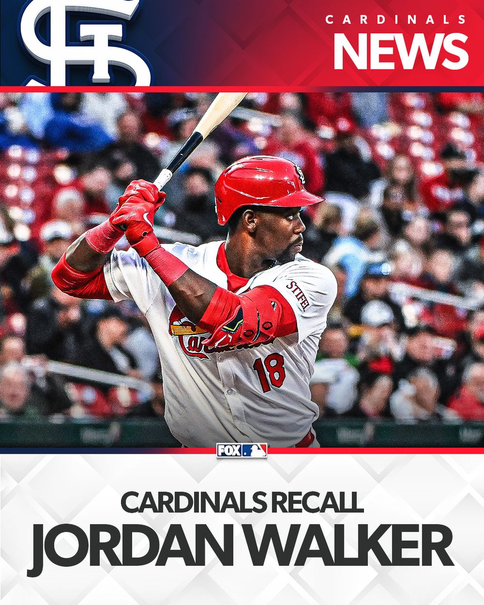 The Cardinals recall OF Jordan Walker, and place INF Matt Carpenter on the 10-day IL retroactive to August 9 (lower back strain).