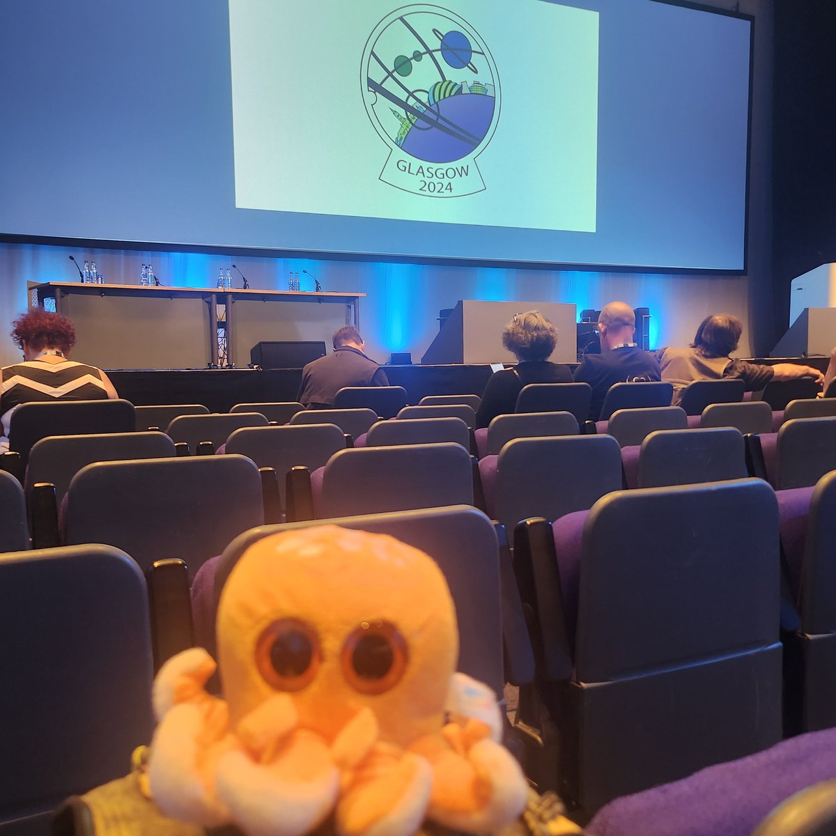 A massive thank you to the evil geniuses behind <a href="/Glasgowin2024/">Glasgow 2024, A Worldcon For Our Futures</a> . My first big con has been insane &amp; delightful. So many wonderful people, generous with their geeky knowledge &amp; their time. ❤️❤️❤️ #EmotionalSupportOctopus Cherbourg also had a blast!🦑