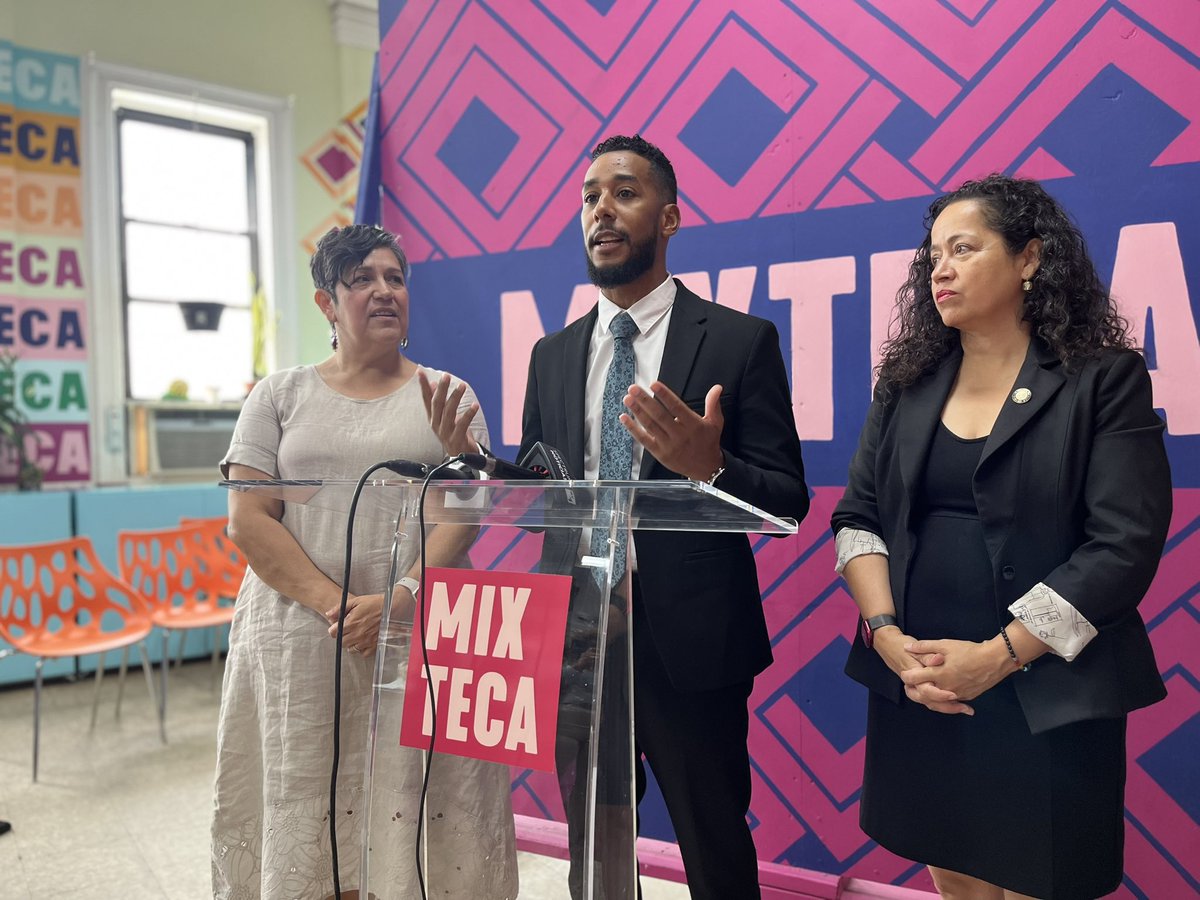 Mixteca Organization (@mixtecaorg) on Twitter photo “Long after we’re all gone, Mixteca will still be here. A permanent representation of the Latinx community in New York City and here in Sunset Park.” - <a href="/ReynosoBrooklyn/">Antonio Reynoso</a> “Long after we’re all gone, Mixteca will still be here. A permanent representation of the Latinx community in New York City and here in Sunset Park.” - <a href="/ReynosoBrooklyn/">Antonio Reynoso</a>
