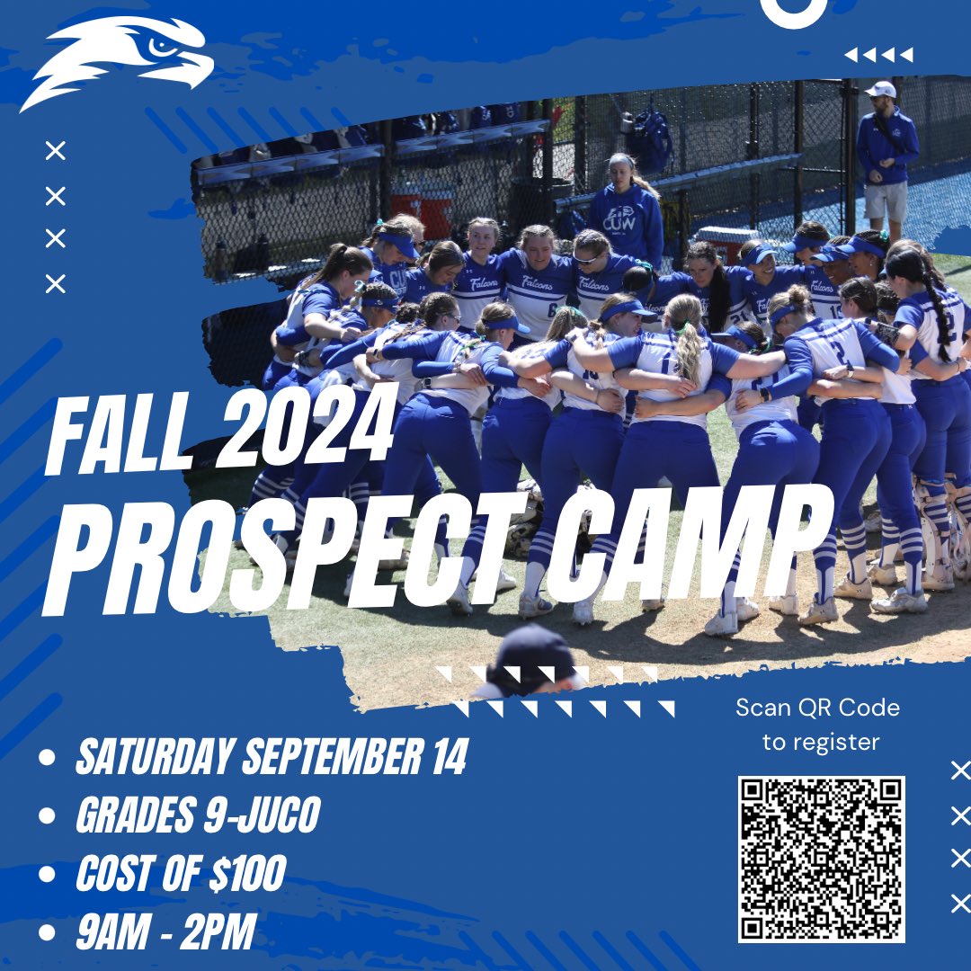 Come out and join us for the 2024 prospect camp this fall!!