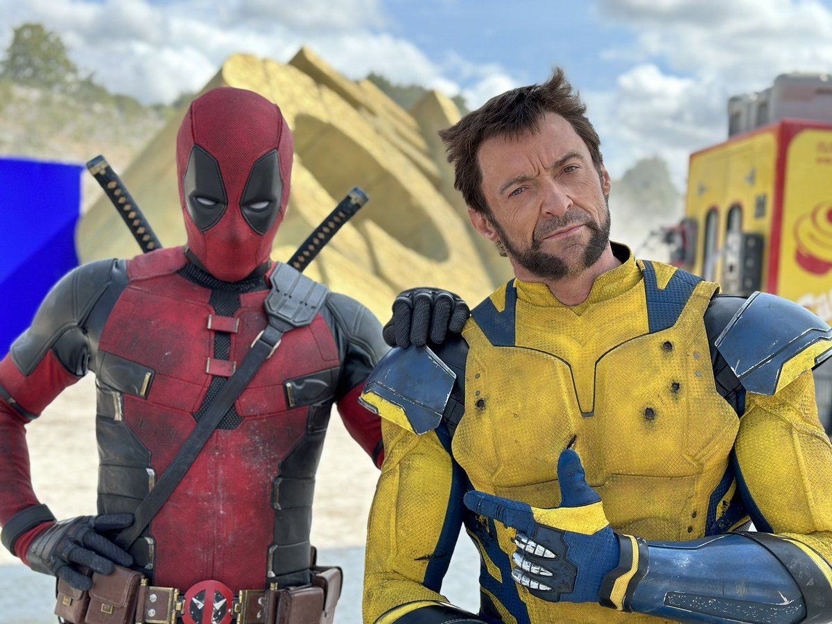 Ryan Reynolds and Hugh Jackman behind the scenes on ‘DEADPOOL &amp; WOLVERINE’