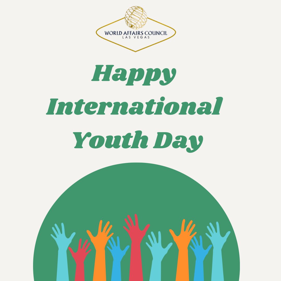 Happy International Youth Day! 

At <a href="/worldaffairslv/">WACLV</a>, we believe in empowering youth through international exchange. 

Whether in school or a recent grad, explore opportunities to broaden your horizons: learn a new language, connect with international students, or study abroad.