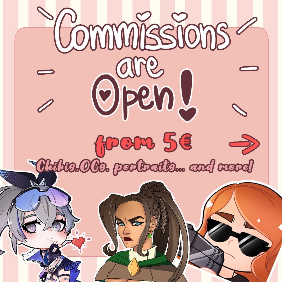 reverzaart2's tweet image. The prices for my commission!
You can contact me here or on insta (@reverzaart)
#commissionopen