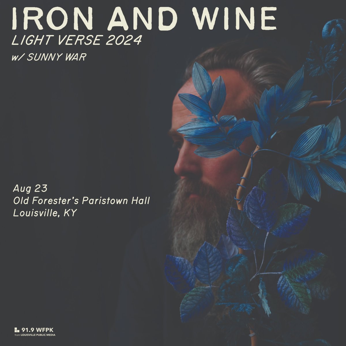 Old Forester's Paristown Hall (@paristownhall) on Twitter photo ✨ <a href="/IronAndWine/">Iron & Wine</a> brings the Light Verse tour to Louisville next week! See him with <a href="/SunnyWar/">Sunny War</a> LIVE at <a href="/ParistownHall/">Old Forester's Paristown Hall</a> Friday, August 23. 🎫 Grab tickets now: bit.ly/OFPHIronAndWine. ✨ <a href="/IronAndWine/">Iron & Wine</a> brings the Light Verse tour to Louisville next week! See him with <a href="/SunnyWar/">Sunny War</a> LIVE at <a href="/ParistownHall/">Old Forester's Paristown Hall</a> Friday, August 23. 🎫 Grab tickets now: bit.ly/OFPHIronAndWine.