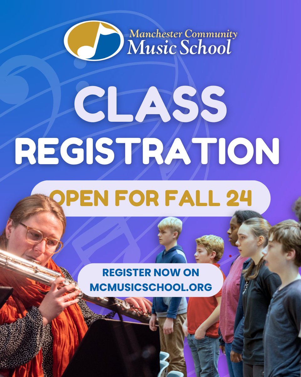 🚨CALLING ALL NEW AND RETURNING STUDENTS🚨

Fall 2024 registration is now open! Go to mcmusicschool.org or follow the link in our bio to view our Fall 24 Course Catalog and register on our website today.

🍂We look forward to seeing you this Fall! 🍂