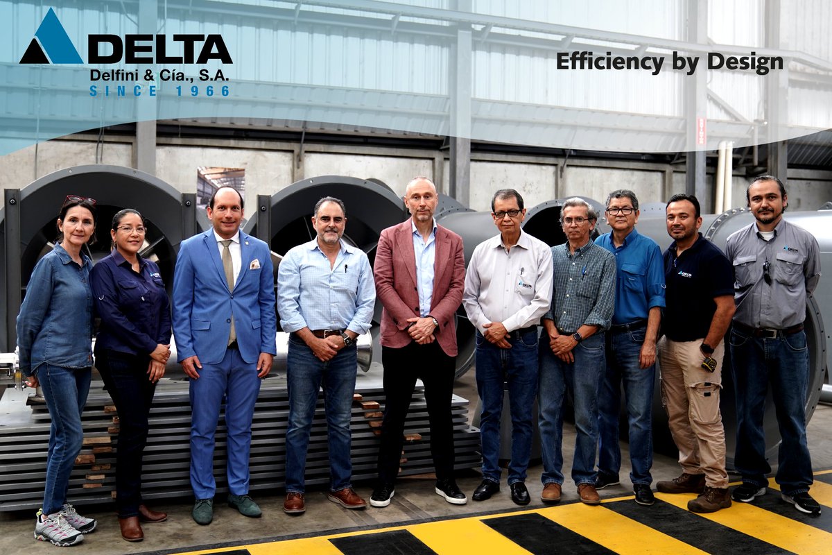 DELTA DELFINI... Visita del Embajador de Italia en Ecuador <a href="/giovadavoli/">Giovanni</a> en nuestra planta industrial para conocer el aporte tecnológico a la industria nacional y al desarrollo del país.  Acompañado por nuestro Gerente General, Ing. Riccardo Delfini Matheus #EfficiencyByDesign