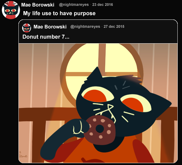 ITheshepherd's tweet photo. 1 year in college can change a person... #nightinthewoods https://t.co/R8CNXL6evC