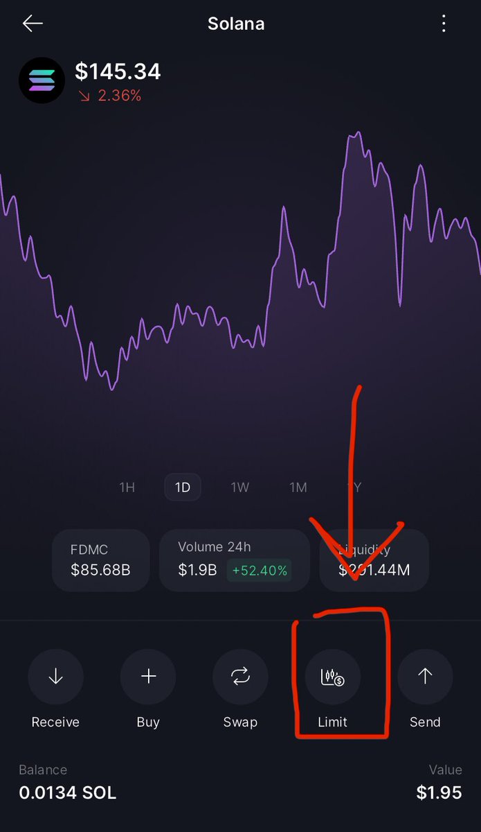 Looking to plan ahead and automate trades, the new update to @solflare_wallet token pages might be for you. 

You can set up limit orders, ensuring you never miss an opportunity. 

Just pick the tokens you want to trade, set the amount you want to buy/sell, and set the price.