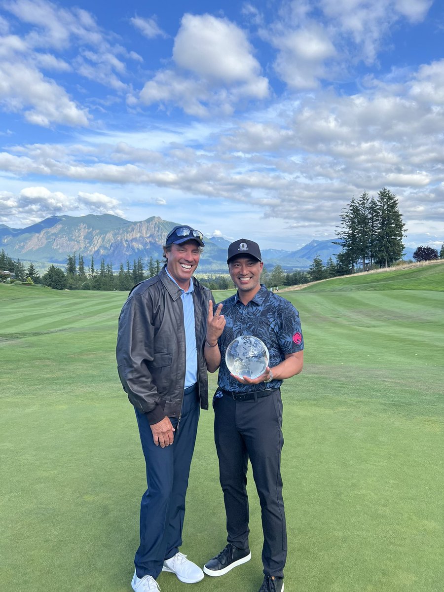 TheGolfingDoc's tweet photo. Thank you to Team @GOLFLETICA player @StephenAmesPGA for stopping by the new location this week. And a big congratulations on winning the @BoeingClassic for a second year in a row! That’s win #3 for this season. Let’s keep it going 💪🏽 https://t.co/weN7QxrW3l
