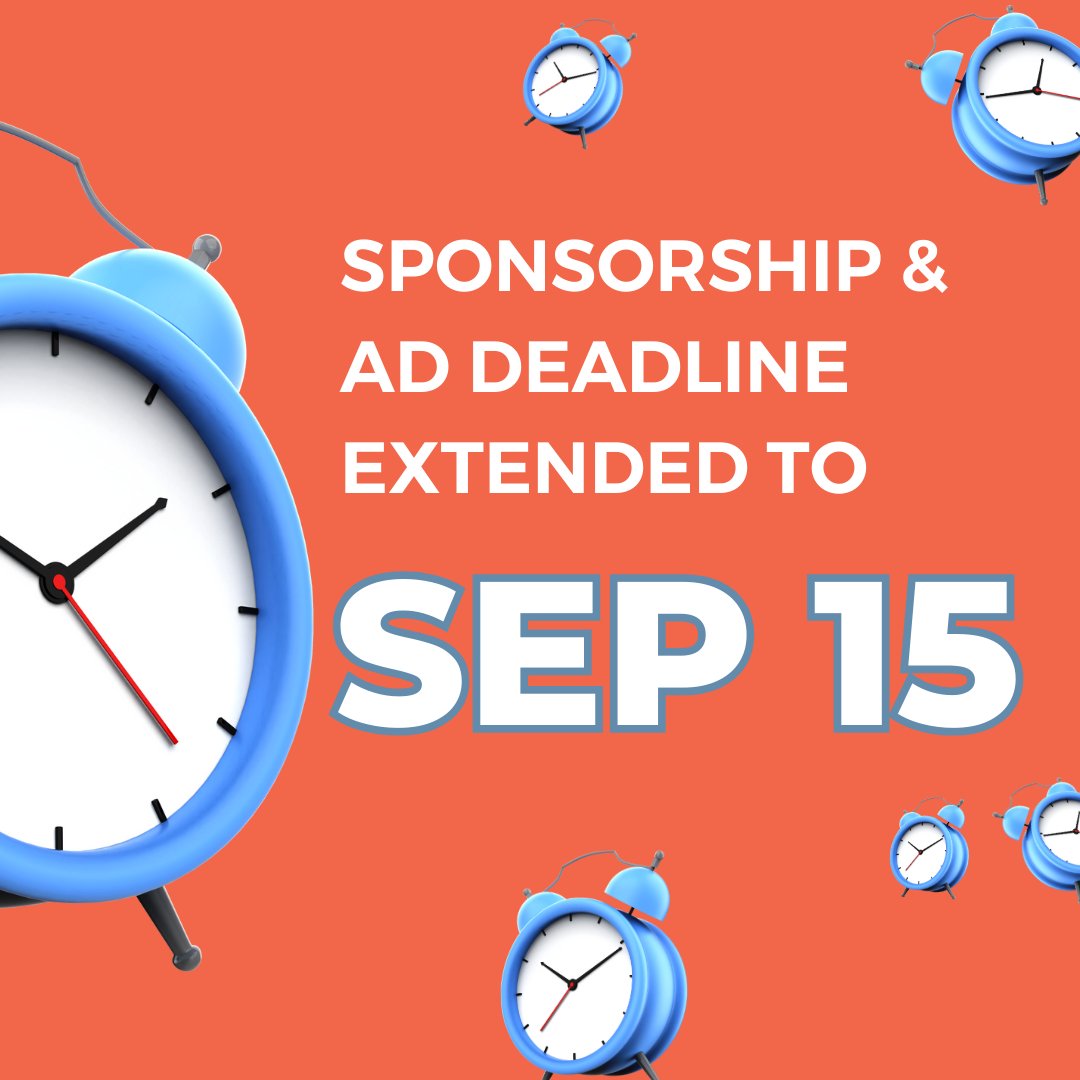 mpac406's tweet photo. The ad and sponsor deadline has been extended—you're welcome! Get your sponsor or ad spot by September 15 and don't forget to send the ad artwork too. Go to https://t.co/Ke9GOSU56w.
#greatfallsmt #smallbusiness #promoteyourbusiness https://t.co/oxHm2WK58a