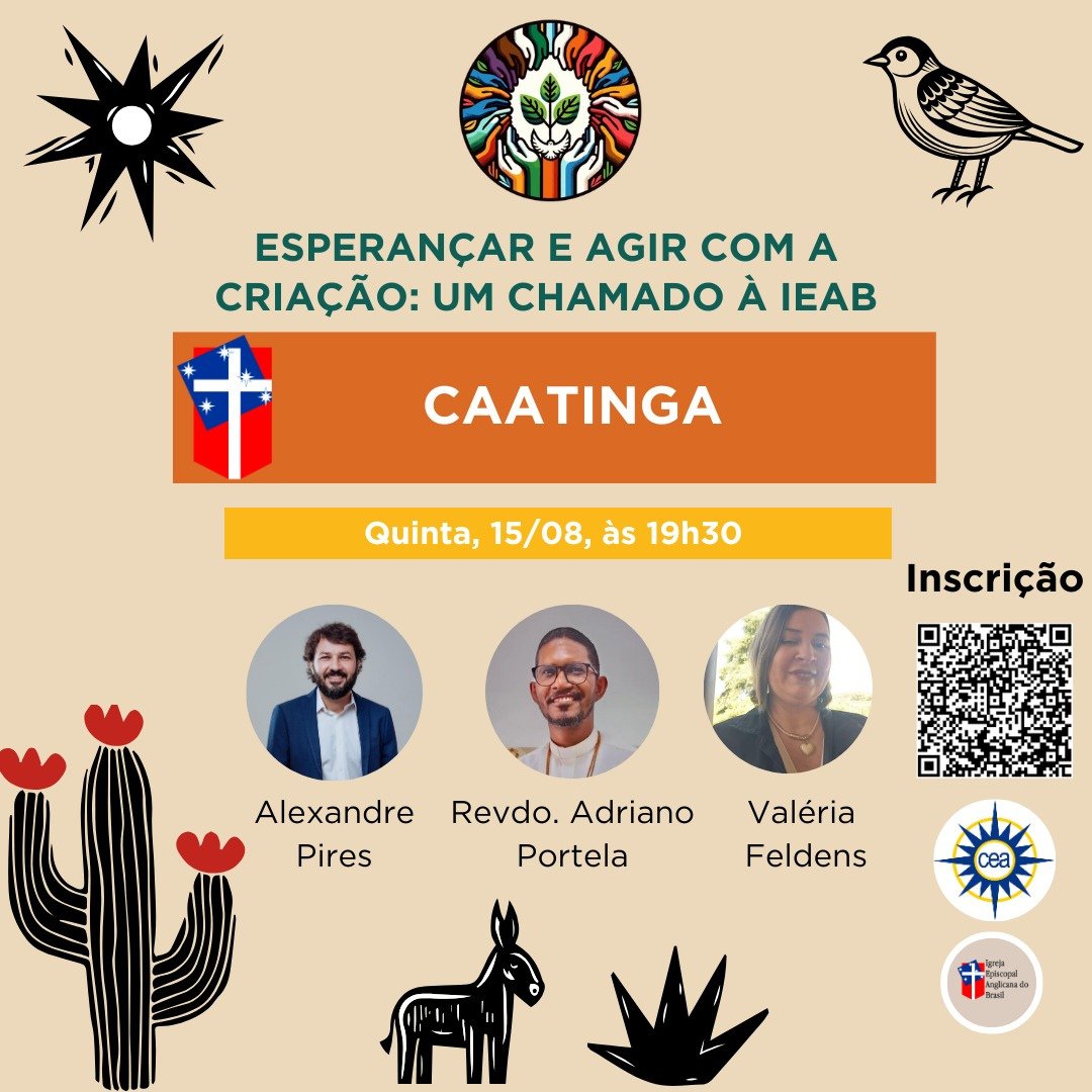 Não perca essa oportunidade de aprender mais sobre a importância de preservarmos essa rica #biodiversidade! Inscreva-se agora pelo QR Code na arte ou no link tinyurl.com/ieabcriacao e participe conosco dessa conversa inspiradora.
