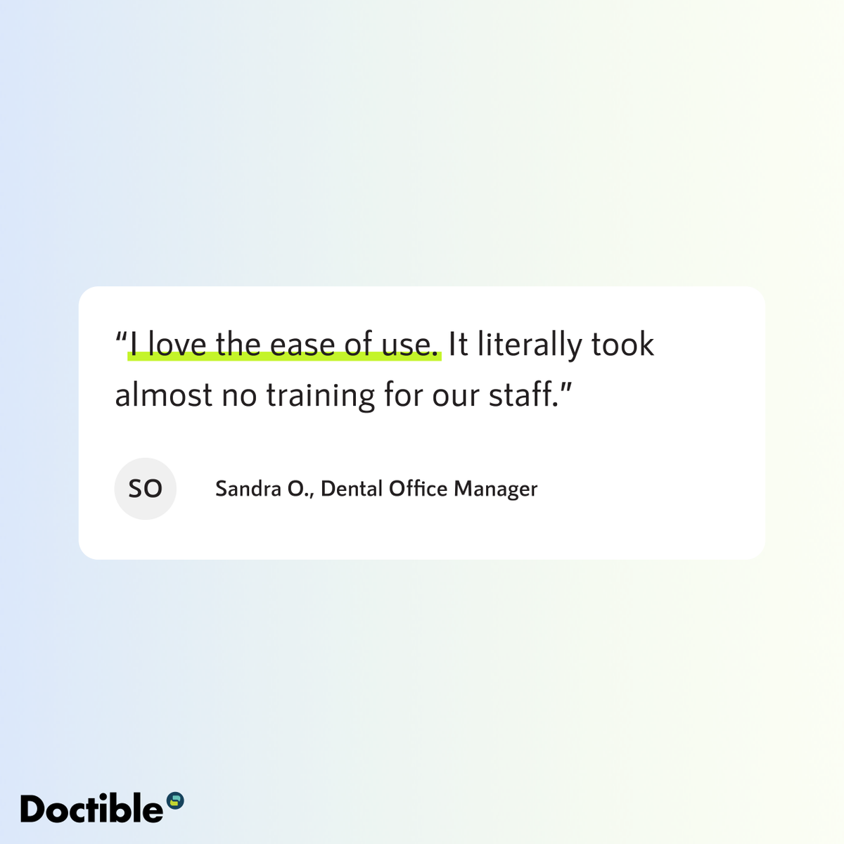 doctible's tweet photo. See what our customers say about Doctible! 🌟

Discover more success stories and learn how Doctible can transform your practice.

👉 https://t.co/UM7gLWoSDr

#Healthcare #Testimonials #Doctible https://t.co/f8mtXt0PK7