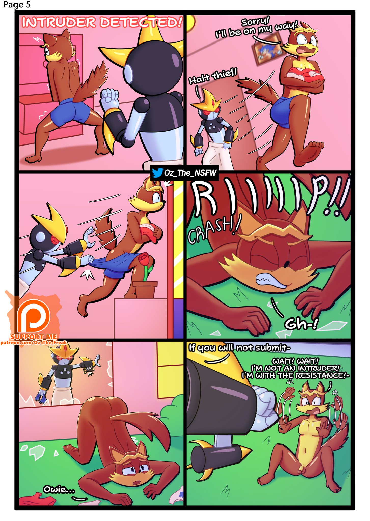 🔞 Oz The Freak 🔞 on X: STREAK STREET PAGE 5 Hey guys, youre gonna  laugh, heh... apparently i never posted page 5 of this commission heh, my  bad iwiu NSFW enf 