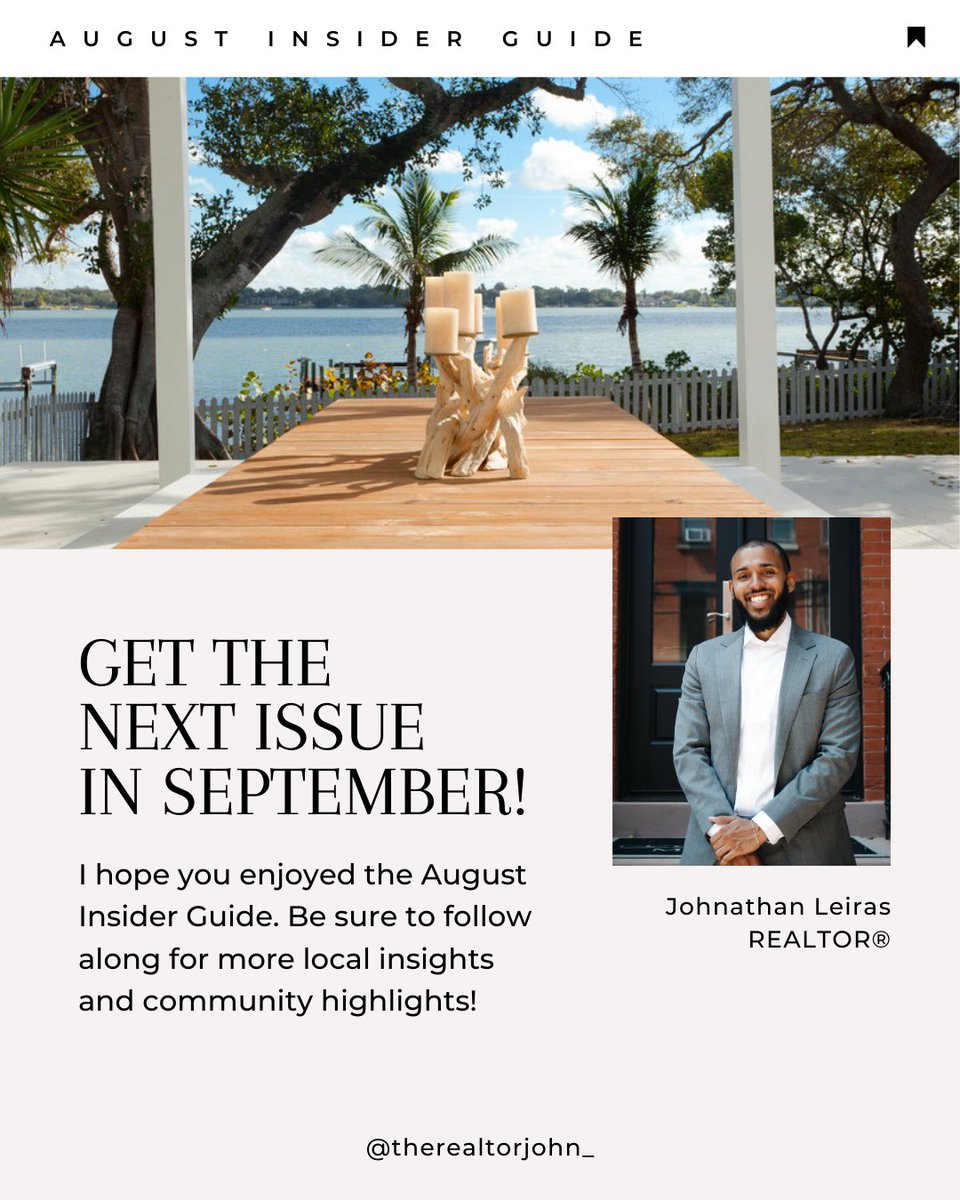 TheRealtorJohn_'s tweet image. Swipe through the post to check it all out!

📌 Be sure to save for later, mark your calendars, and share with your local adventure buddy!

#augustvibes #localevents #insiderguide #backtoschool #localhappenings
