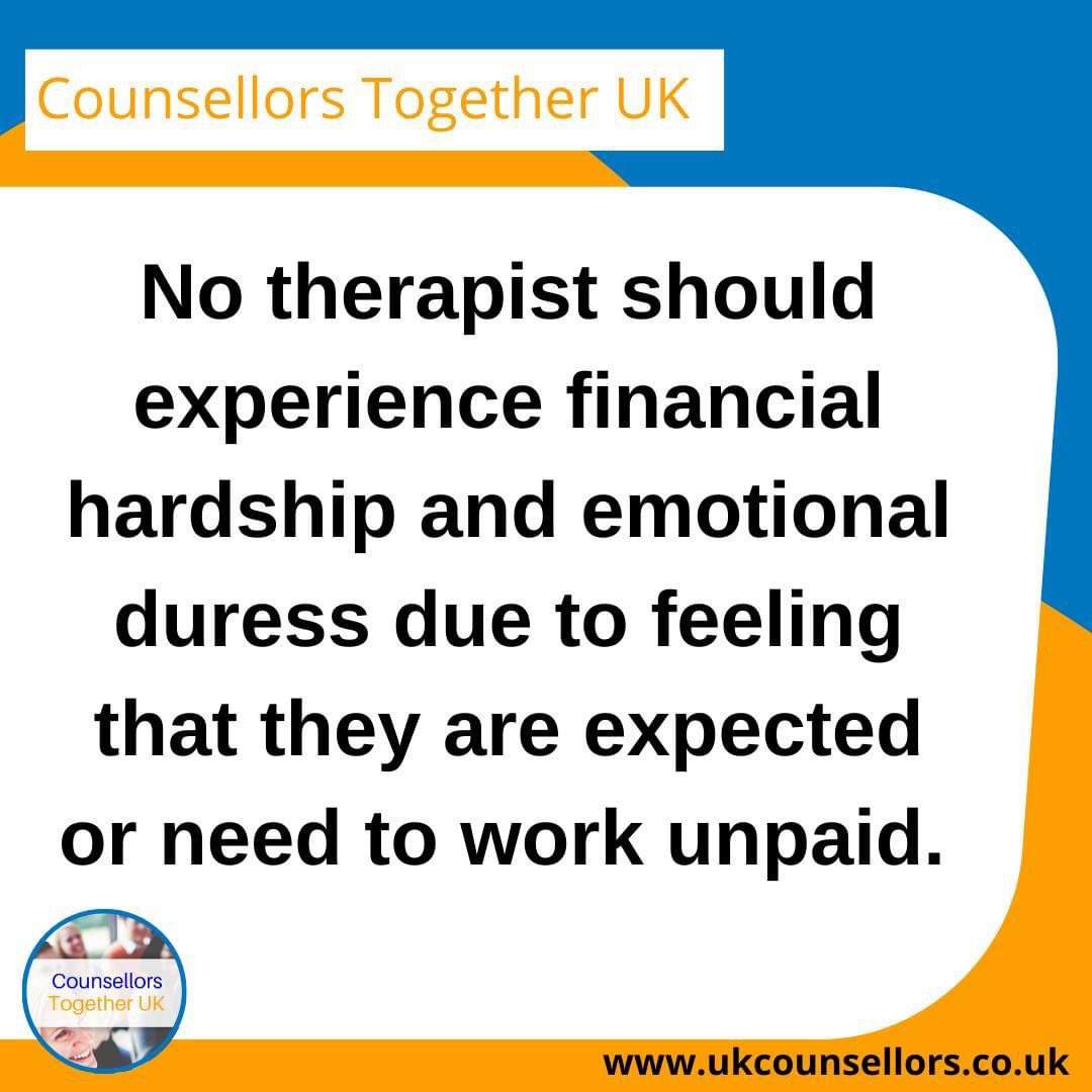 UK_Counsellors's tweet image. Dear counselling organisations, this is your daily reminder to pay your therapists!
Dear Membership Bodies, this is your daily reminder to challenge organisations who don’t!
#TherapistsConnect #counsellorstogetheruk #therapy #mentalhealth #psychotherapy #counselling #fairpay