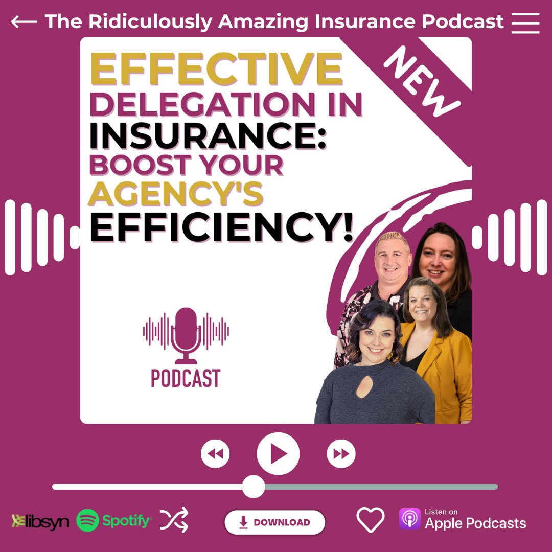 Appsinsurance's tweet image. 🎙️ Podcast Alert: Introduction To Delegating Work With the Right Insurance Workflow 🎙️

🔗 Full Blog: hubs.ly/Q02HjfS60
🔗 Agency Efficiency Program: hubs.ly/Q02Hjfvg0

#InsuranceWorkflow #ProductivityHacks #InsuranceAgency #EffectiveDelegation