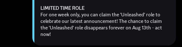 OxNipsey's tweet photo. Time sensitive Alpha !!!!
#Khalani Network
Grab 'Unleashed' role ( Available till 13th Aug, Tomorrow)
✅JOIN : https://t.co/onbYCCsOls
🟢Claim role 'Unleashed'
Might worth it later 😊
Don't miss 🙂 https://t.co/wzVoOliNun