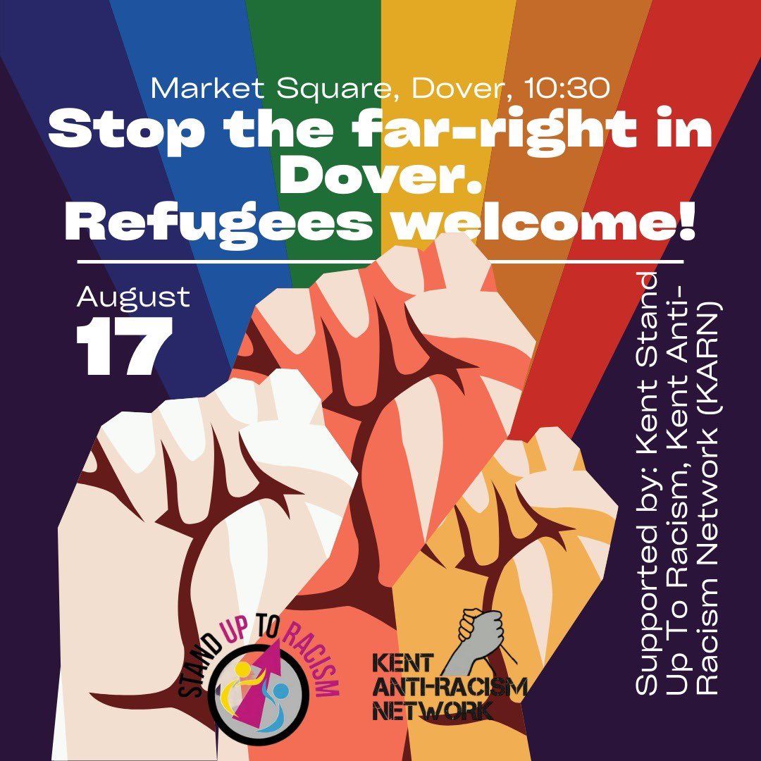 Join us in Dover Saturday 17 August 10.30 at Market Square