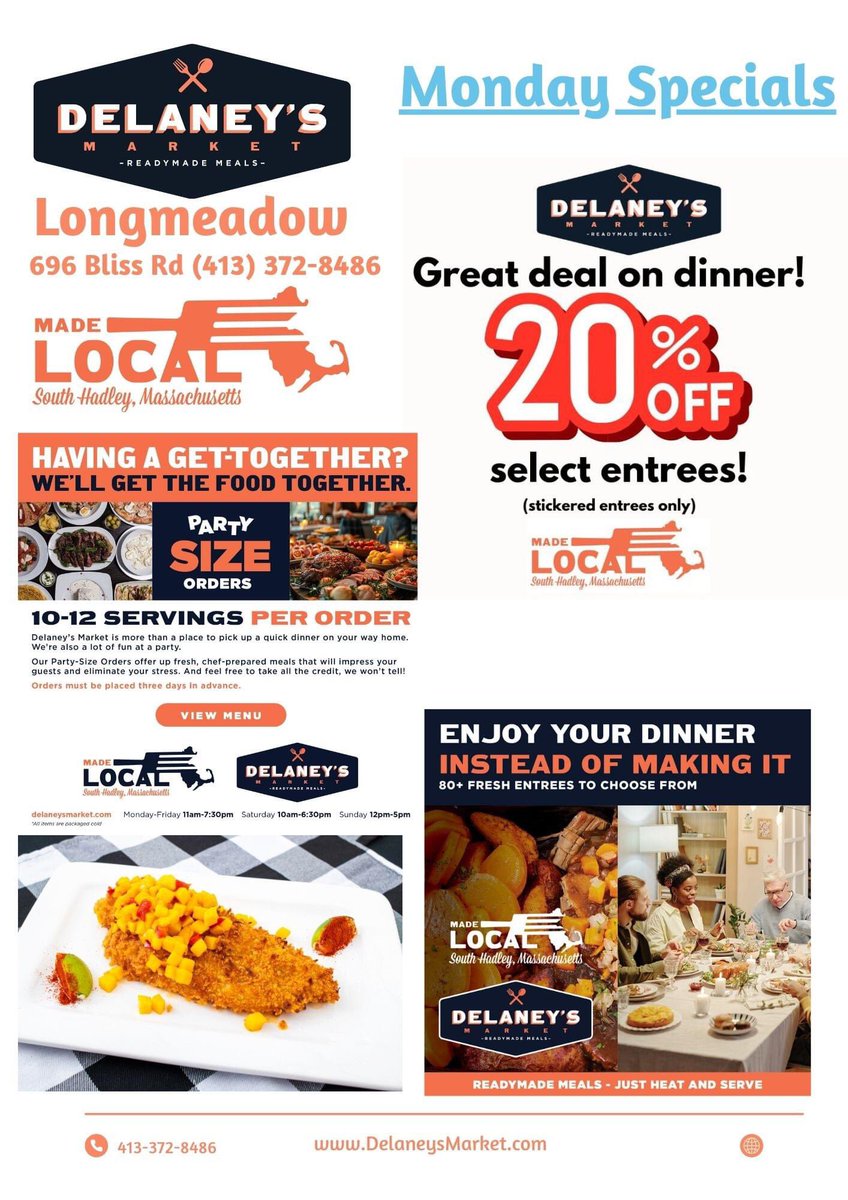 BostonNuts's tweet photo. Happy Monday!
Are you just getting home from vacation and don't feel like cooking?
Stop by for a multitude of options for your dinner needs! https://t.co/O9291yxHD8