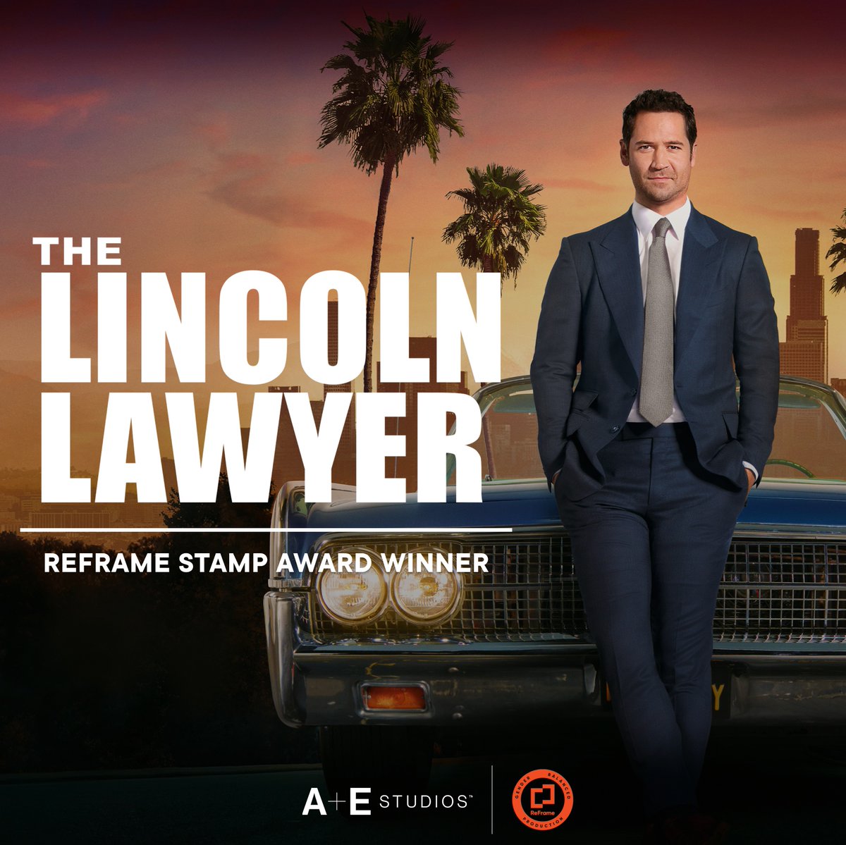 A+E Global Media (@ae_globalmedia) on Twitter photo We are pleased to share that A+E Studios' most recent season of #TheLincolnLawyer has been awarded the <a href="/ReFrameProject/">ReFrame Hollywood</a> stamp for Gender-Balanced Production! We are pleased to share that A+E Studios' most recent season of #TheLincolnLawyer has been awarded the <a href="/ReFrameProject/">ReFrame Hollywood</a> stamp for Gender-Balanced Production!