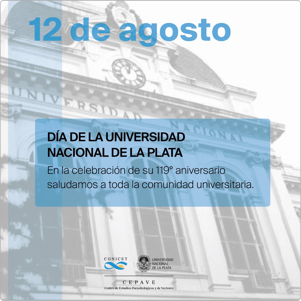 cepave_conicet's tweet image. Desde el CEPAVE, saludamos con orgullo a esta institución que nos une e inspira.