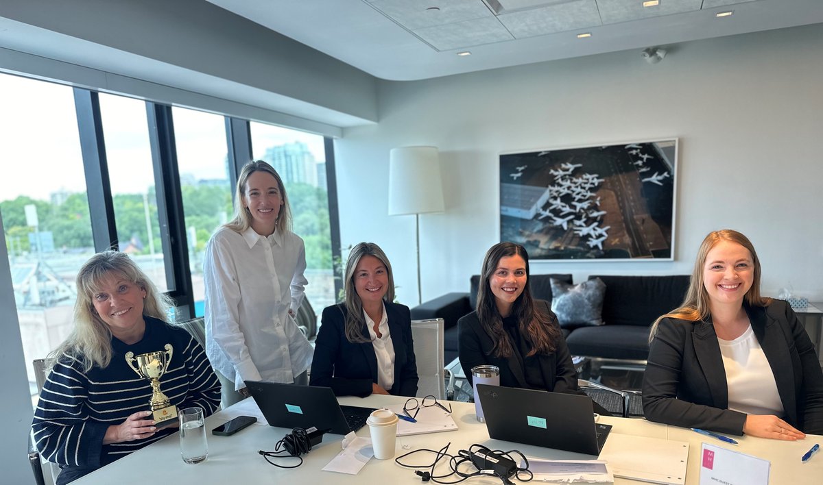 McCarthyHansen's tweet photo. We're thrilled to welcome Abigail, Victoria and Beth back to the firm as articling students! Today kicks off Day 1 of our Articling Bootcamp, where they'll dive into intensive and practical training designed to set them up for success. Looking forward to all they will accomplish! https://t.co/F2pheyIiX3