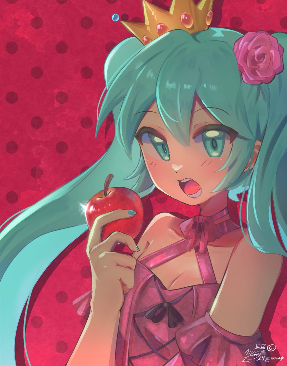 nicmangle's tweet photo. 🍎
#初音ミク https://t.co/29L1DnNUTq