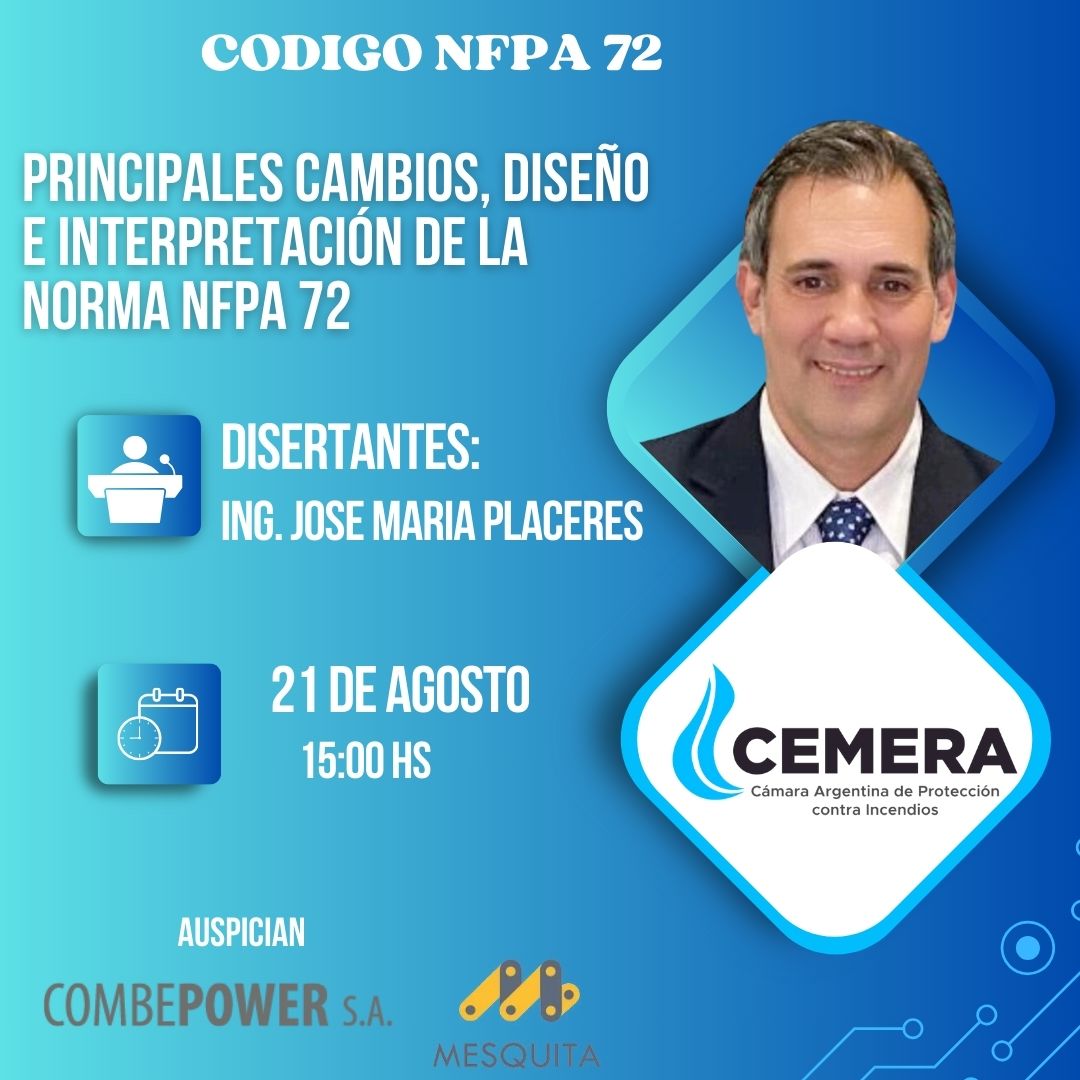 📣 Estimados asociados y colegas del sector:

Los invitamos a participar de una nueva capacitación dictada por el Ing. José María Placeres.
Miércoles 21 de AGOSTO del 2024 🖥️  - modo virtual - a las 15:00 hs. 🕖
EVENTO GRATUITO
LINK de INSCRIPCION:
eventbrite.com.ar/e/principales-…