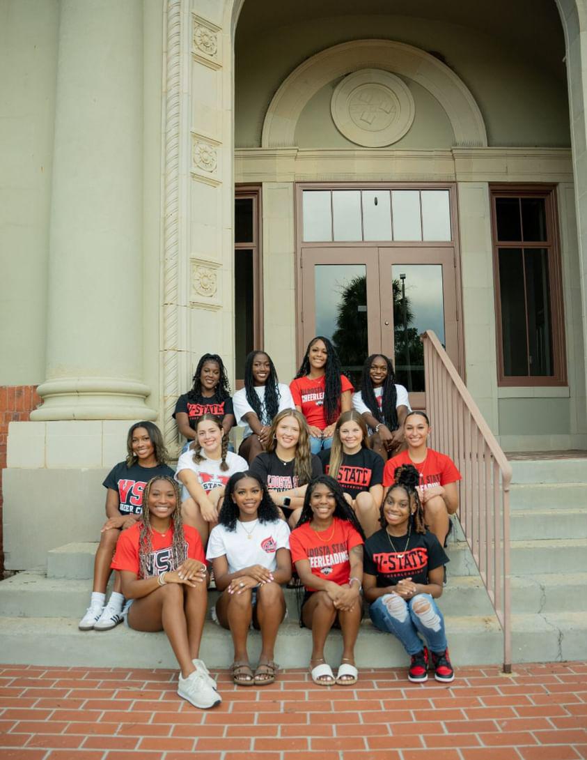 camilleworrell's tweet photo. Kamora made her debut this past weekend in Myrtle Beach at the NCA Camp with her new squad!

Freshman year LOADING....
((VSU Cheer)) https://t.co/3L3UJoSmnp