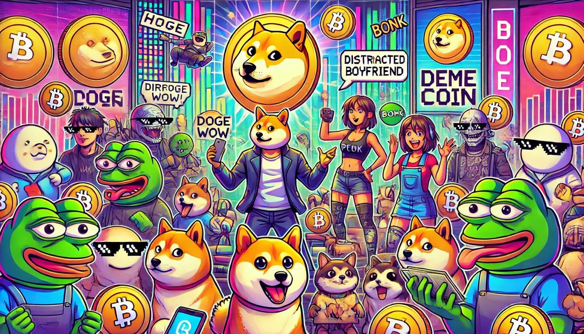 🚨Memecoin Frenzy: Doge Leads the Charge as Bonk Joins the Party Crypto  legend Murad Mahmudov is sounding the alarm—meme coins are about to  dominate the crypto scene. With just 7 in the