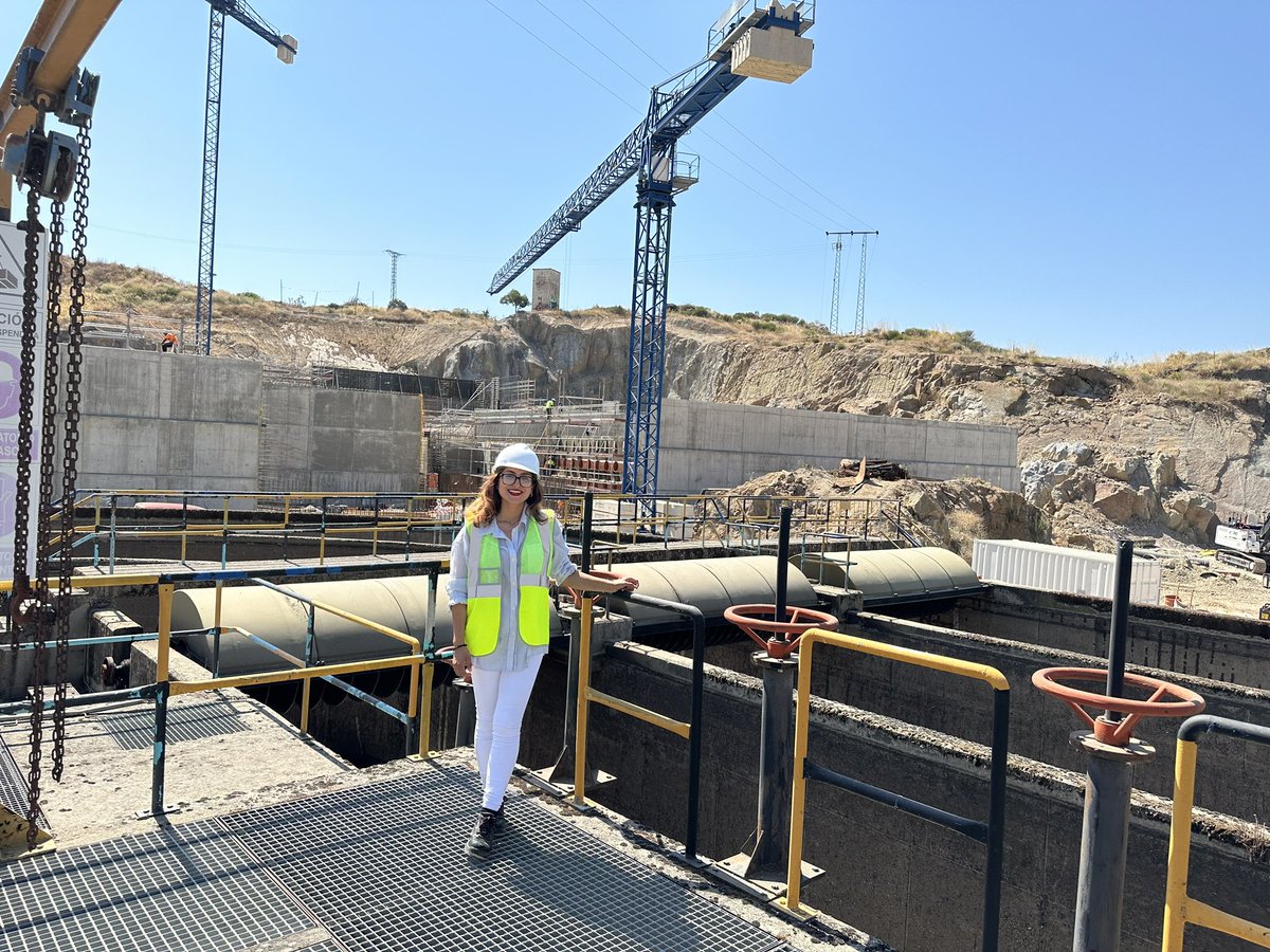 Visitando una de las joyas de depuración de Extremadura, gestionada por #Aquanex 💧♻️🌎💪