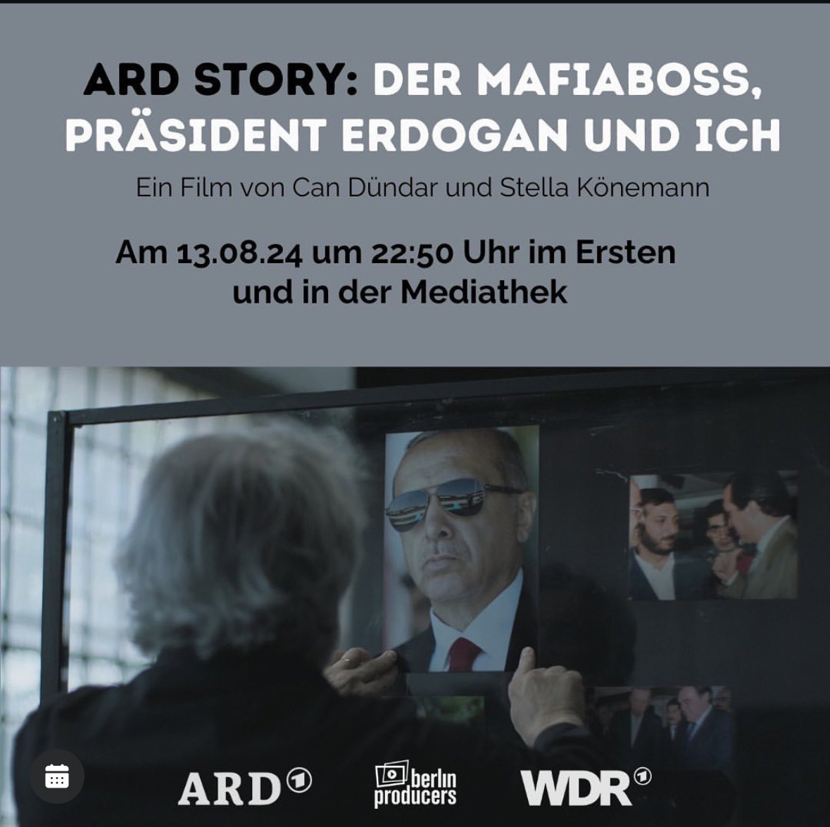 Ich dufte mit einem Team rund um Can Dündar und Erk Acerer zu einem der heftigsten Krimis in der Türkei recherchieren.
Das war nicht einfach. 

Aber: Monate lange Arbeit hat sich bezahlt gemacht:

Morgen könnt ihr euch das Ergebnis endlich in der ARD ansehen.🐝

💁🏻‍♀️ ARD, 22:50