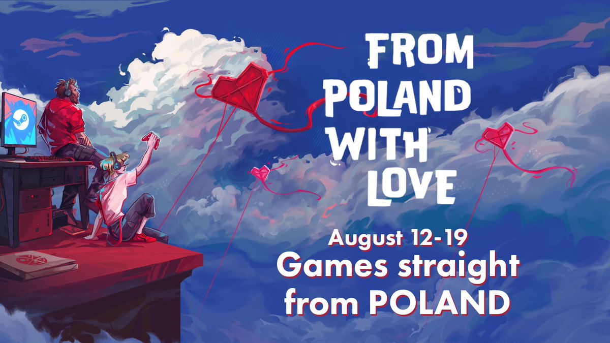 Together with our fellow publishers and developers, we are proud to present to you the “From Poland with Love” SALE!

Celebrate with the best deals straight from POLAND! 
🤍 ❤️store.steampowered.com/sale/FromPolan…