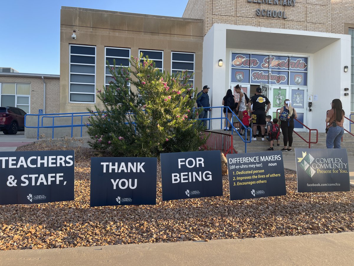 EctorCountyISD's tweet photo. Thank you, @ccfcu_odessa, for reminding us of the impact of teachers and educators! https://t.co/8E5xkF1D5X