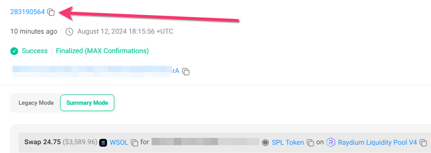 Gonz1495's tweet photo. Banana Gun's Solana Copy Trader allows you to print 5 SOL in seconds. 💸💰💸

This copy trader copied a whale who aped 25 sol. @bananagun is so fast that he landed right after this whale on the following block. 

Thanks to Banana's sell automations, he sold for 5 sol profit 15 seconds later. Printing money out of thin air. 

Try the best Sniper/Copytrader for Solana: https://t.co/J1VuIpj8yN