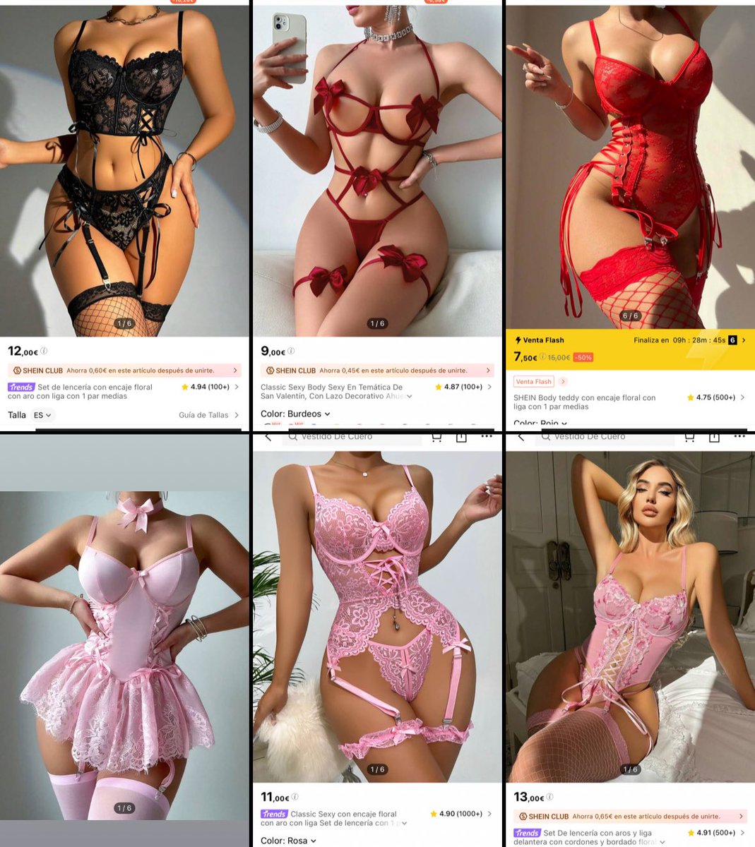 Me encanta la lencería me la compraría toda si pudiera
