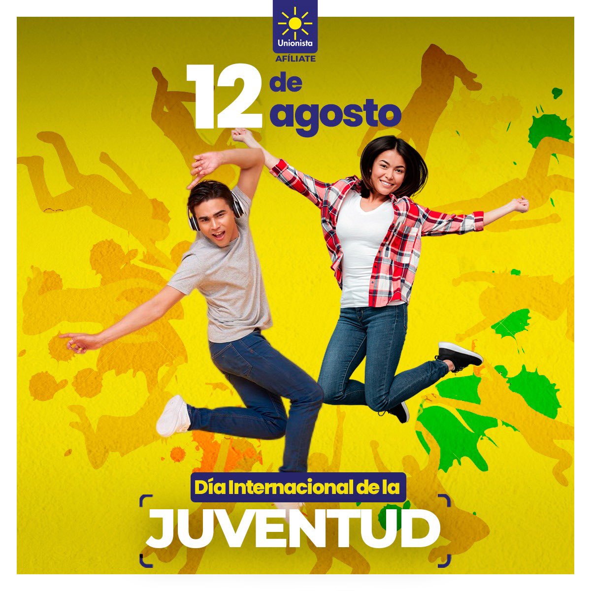 Hoy celebramos la fuerza, creatividad y energía de la juventud guatemalteca. Ustedes son el motor de un futuro brillante. ¡Feliz Día de la Juventud! #ElFuturoBrilla ☀️