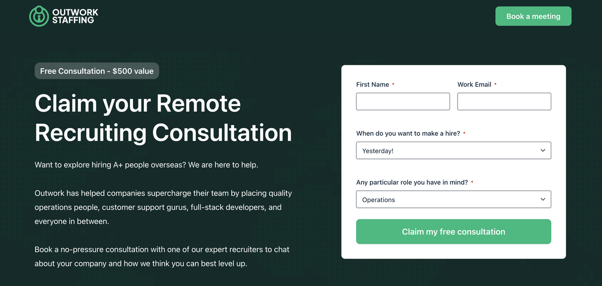 outworkstaffing's tweet photo. This week only.... we are offering a a FREE remote recruiting consultation! 🌎

Typically this is $500.... so why is it free? 🤔

We believe in global talent and this consultation is our way of sharing just how much potential is out there—for no cost.

https://t.co/2LymgYvwGz https://t.co/QPzieOZDfd