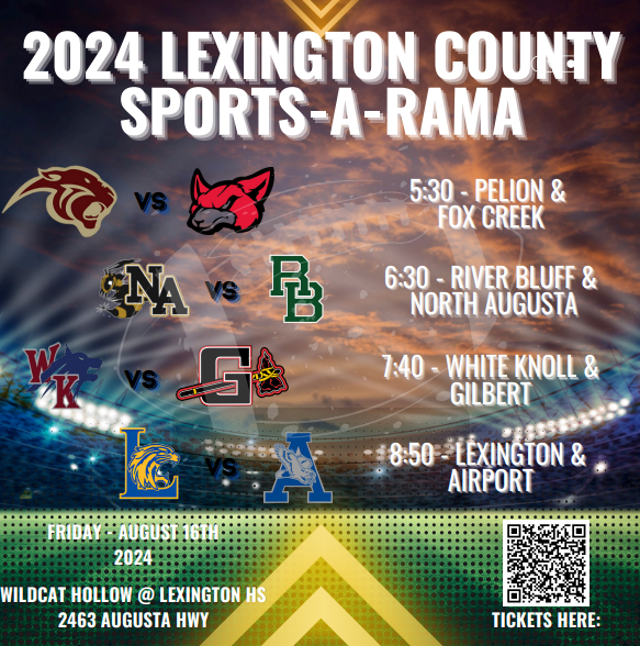 LHS_WILDCATS's tweet photo. Schedule for the 2024 Sports-A-Rama https://t.co/TSJaaTYqD5